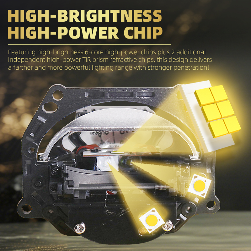 2026 SANVI 140w 3 Inch K5 Bi L - Bi Led Projector Lens 3 Inch ulasan dan harga