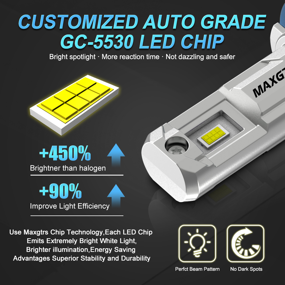 2 Buah Bohlam Lampu Depan LED  - Car Led Headlight 9005 9006 ulasan dan harga