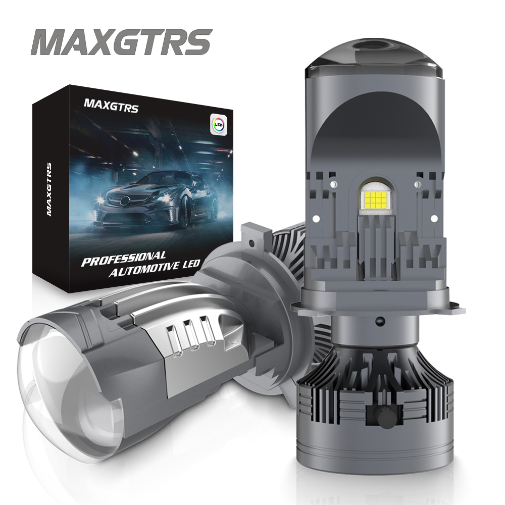 MAXGTRS Baru 200W Lensa Lampu  - Led Headlight H4 Hi Lo 120W ulasan dan harga