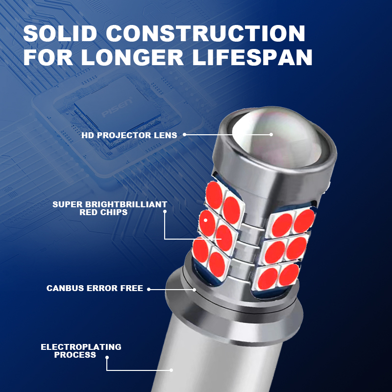 2 Buah Aksesori Bohlam Ekor La - Led Tail Light Bulb Canbus ulasan dan harga