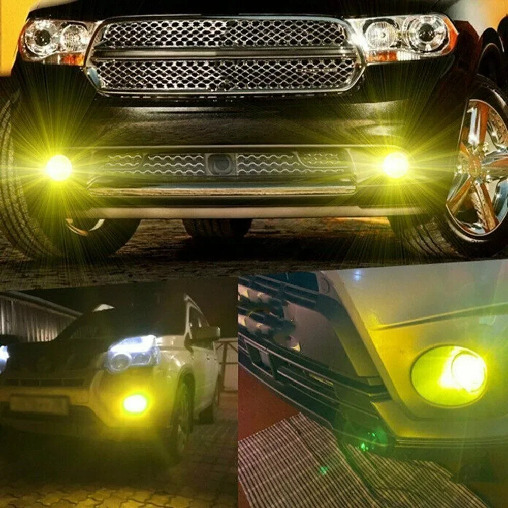 2 buah lampu kabut LED H8 H11, - Led Fog Light H11 3000K Yellow ulasan dan harga