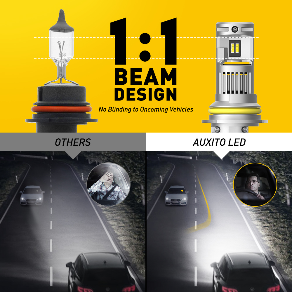 AUXITO 2 Buah Canbus 9004 Bohl - Led Headlight Bulb Canbus Error Free ulasan dan harga