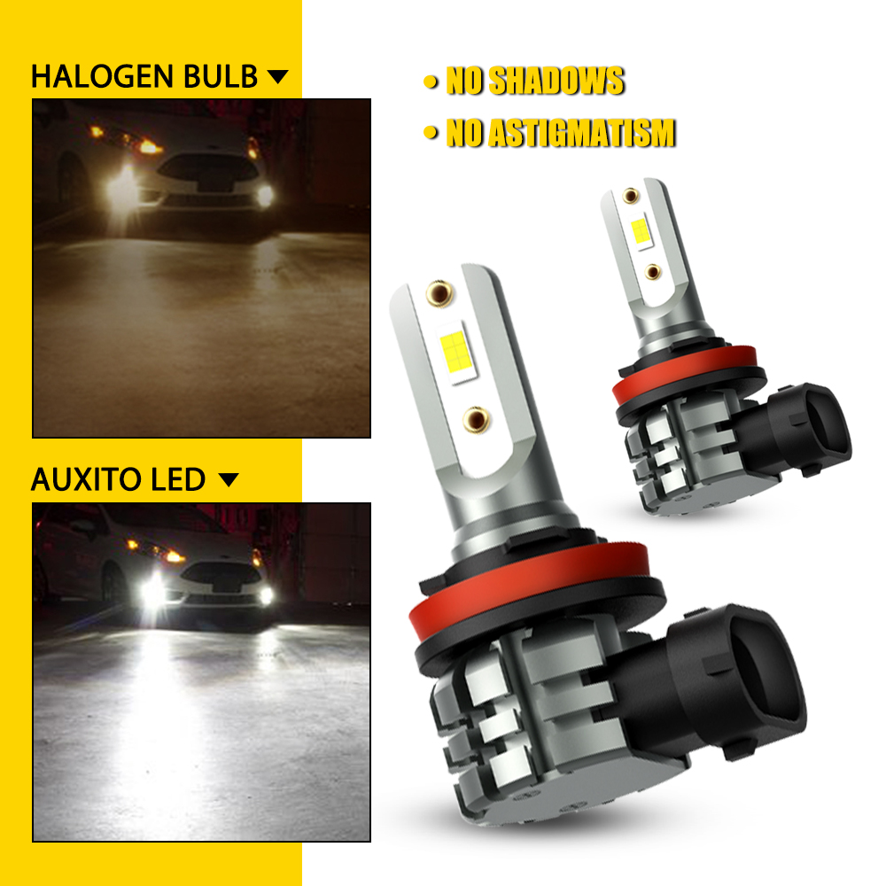 2 Buah Bohlam Lampu Kabut LED  - Led Fog Light H11 3000K Yellow ulasan dan harga