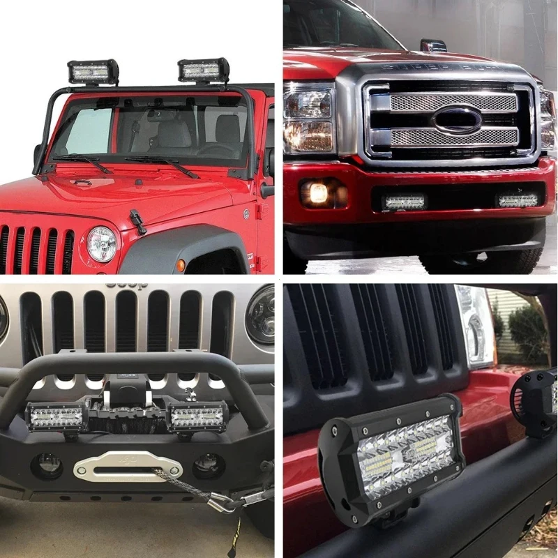 Lampu LED Bar Combo Beam Spot  - Led Work Light Bar 12 Inch Offroad ulasan dan harga