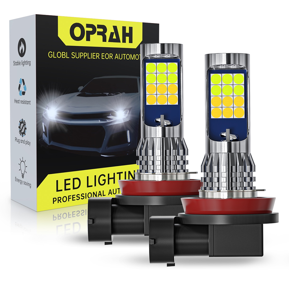Oprah 2 Buah LED Lampu Kabut M - Car Led Headlight 9005 9006 ulasan dan harga