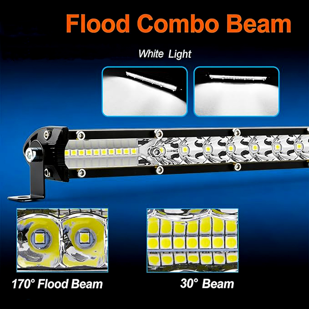 Lampu LED Bar Ultra-Tipis 42 I - Led Work Light Bar 12 Inch Offroad ulasan dan harga