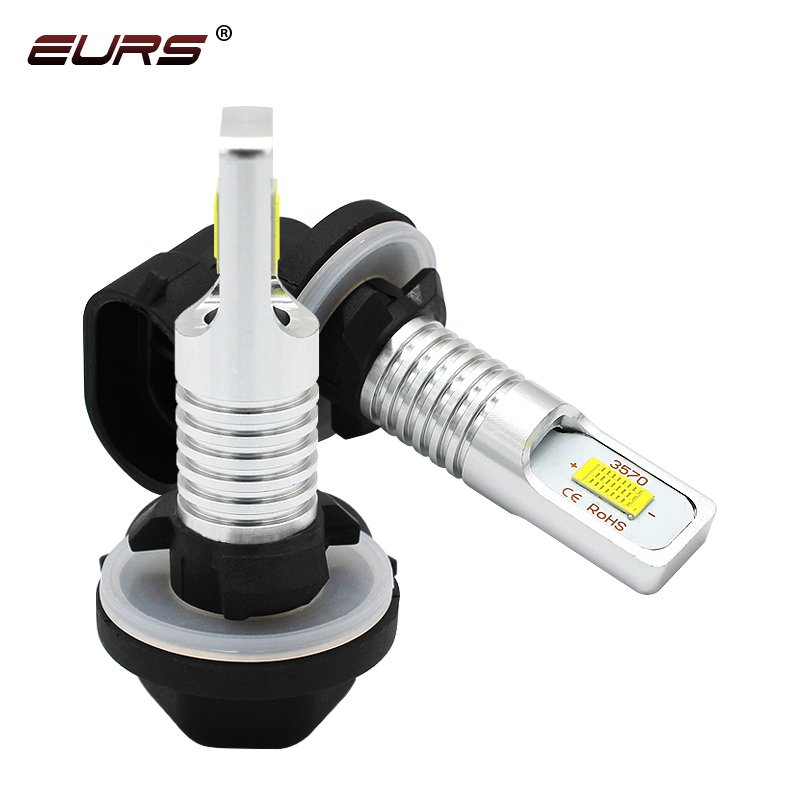 EURS 2PCS H7 Lampu Kabut Led H - Led Fog Light H11 3000K Yellow ulasan dan harga