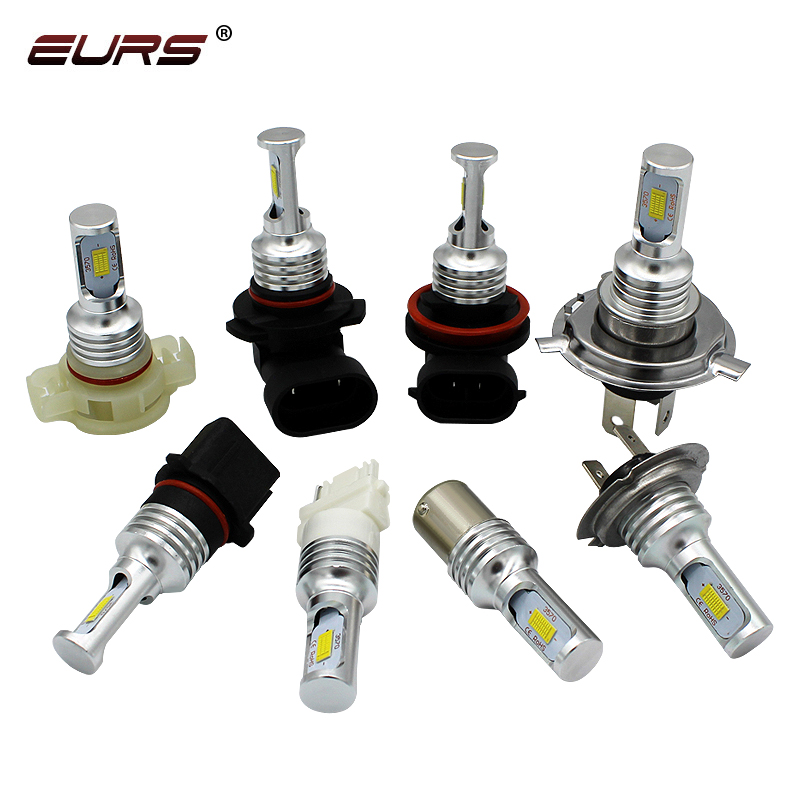 EURS 2PCS H7 Lampu Kabut Led H - Led Fog Light H11 3000K Yellow ulasan dan harga
