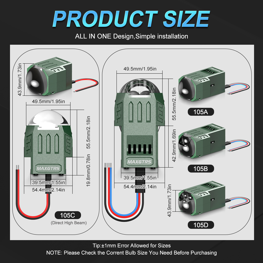 Laser Ganda 1.5 Inci Modul Led - Laser Led Headlight Projector Lens ulasan dan harga