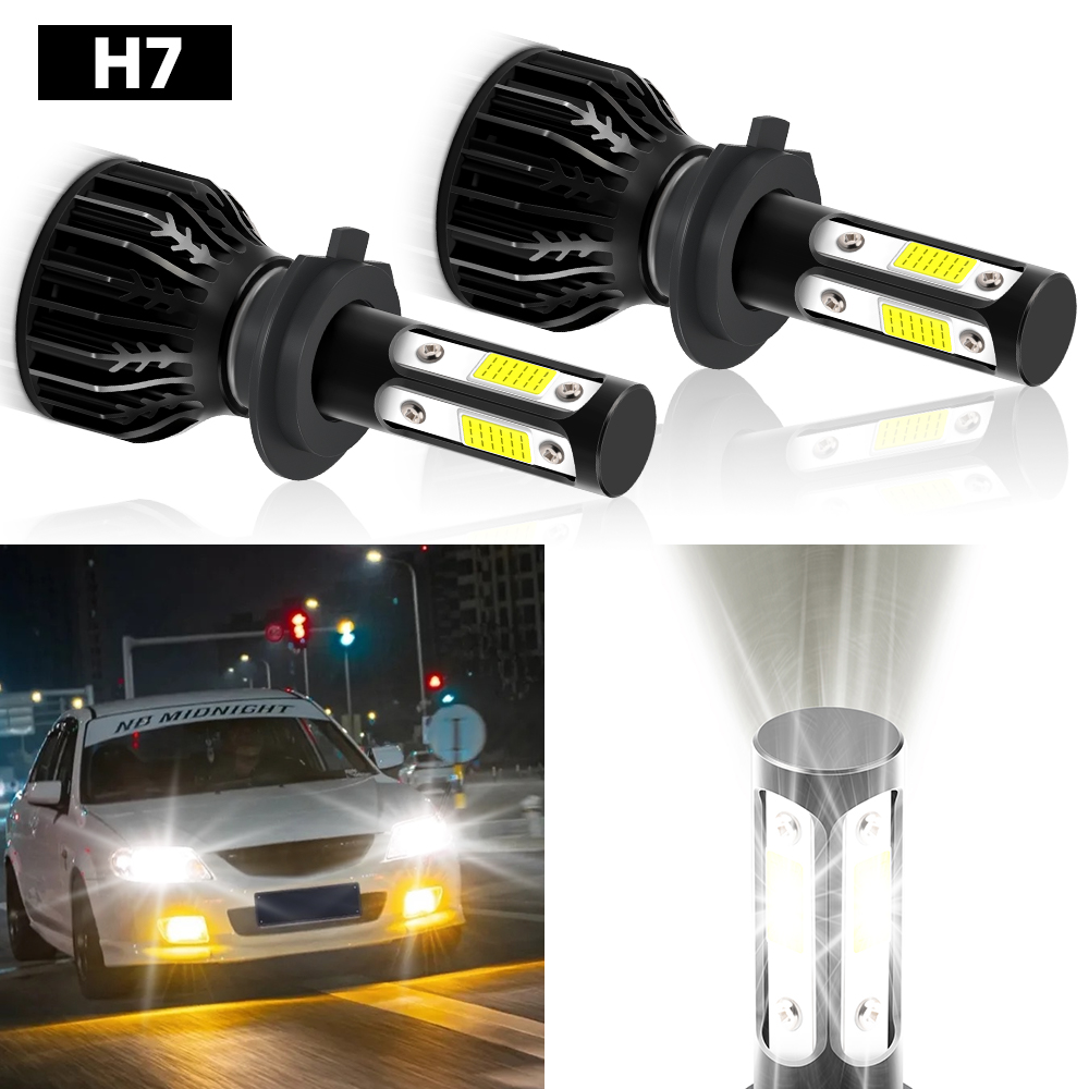 2 Buah Bohlam Lampu Depan LED  - Led Headlight 6500K White 12000Lm ulasan dan harga