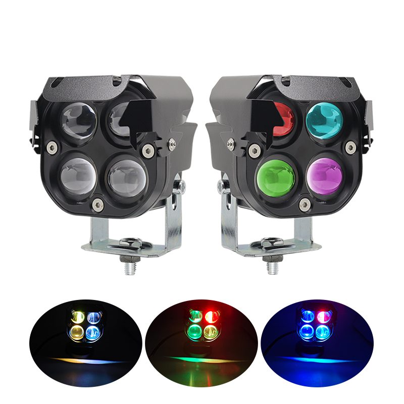 2PCS Lampu Sorot LED RGB 3 Inc - Led Work Light Bar 12 Inch Offroad ulasan dan harga