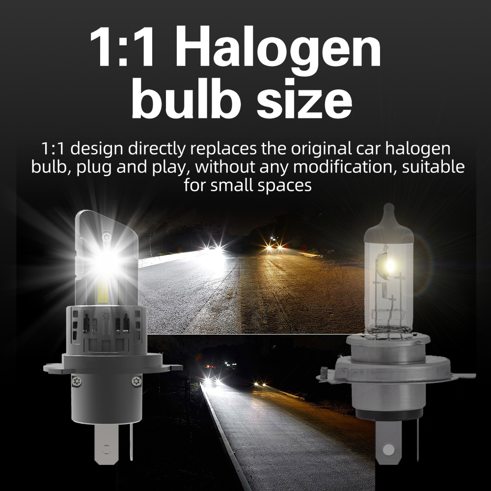 2x H4 HB2 9003 lampu depan Led - Led Headlight Bulb Canbus Error Free ulasan dan harga