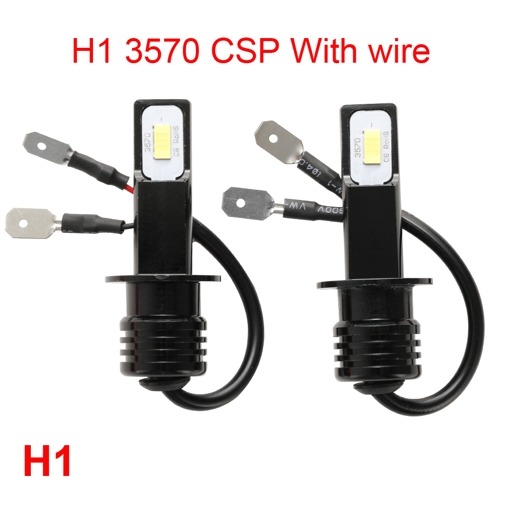 2 Buah Lampu Depan LED CSP H4  - Car Led Bulb H1 H3 H8 H11 ulasan dan harga