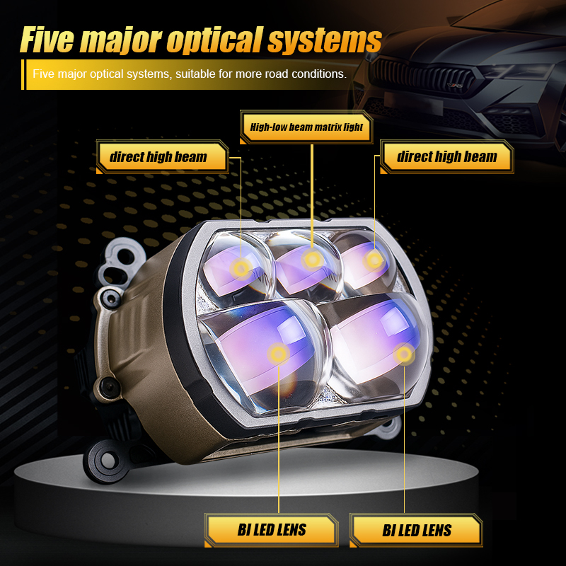SANVI 180W PX8 Lensa Proyektor - Bi Led Projector Lens 3 Inch ulasan dan harga
