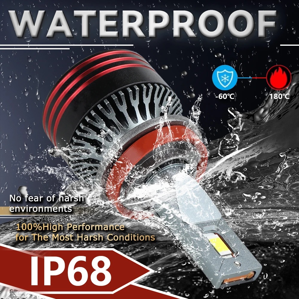 M8 Pro Lampu Depan LED Mobil K - Led Headlight H4 Hi Lo 120W ulasan dan harga