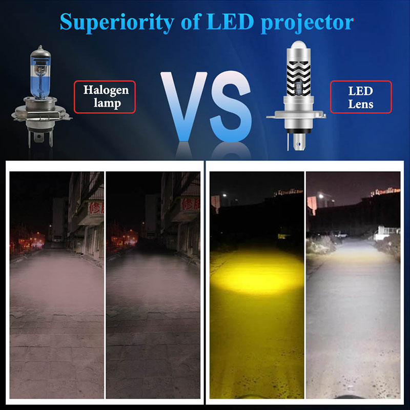 1 buah Lampu Depan Motor LED H - Motorcycle Led Headlight Bulb H4 ulasan dan harga