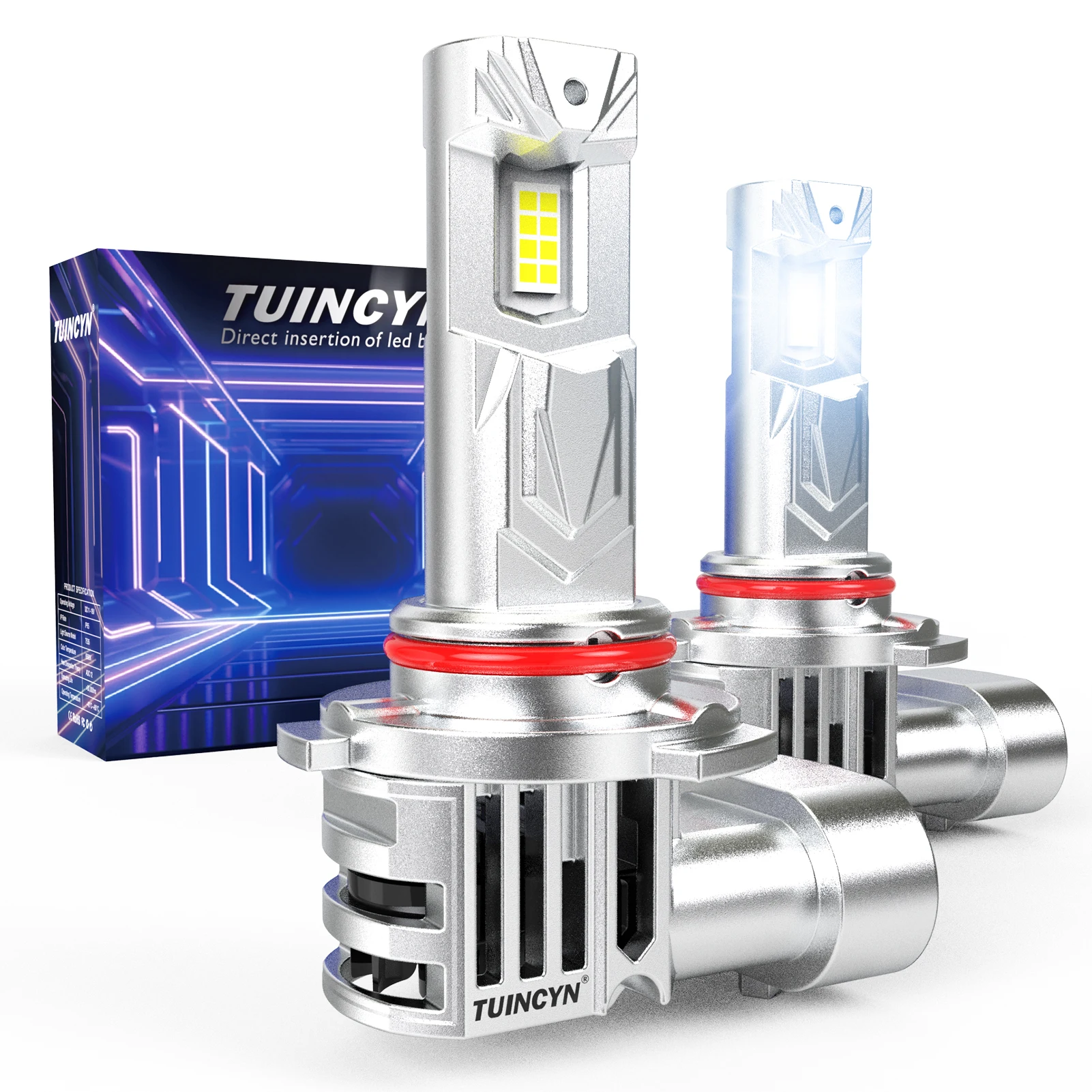 TUINCYN 2pcs 9005 9006 Lampu D - Car Led Headlight 9005 9006 ulasan dan harga