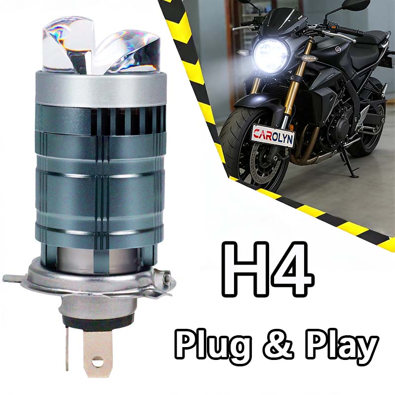 Lampu Proyektor LED Mini H4 Bi - Motorcycle Led Headlight Bulb H4 ulasan dan harga