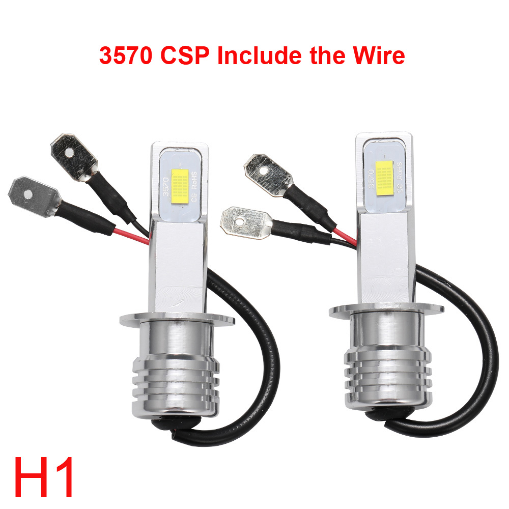 2 buah H1 H3 H7 LED bohlam lam - Led Headlight Bulb H7 20000Lm ulasan dan harga