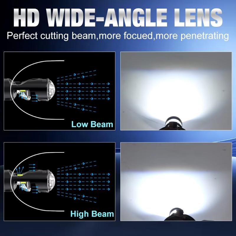 [MS]1Pcs CSP Moto LED H4 BA20D - Motorcycle Led Headlight Bulb H4 ulasan dan harga