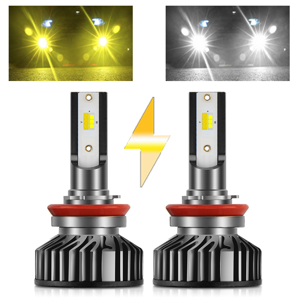 BraveWAY lampu sorot LED H11,  - Led Fog Light H11 3000K Yellow ulasan dan harga