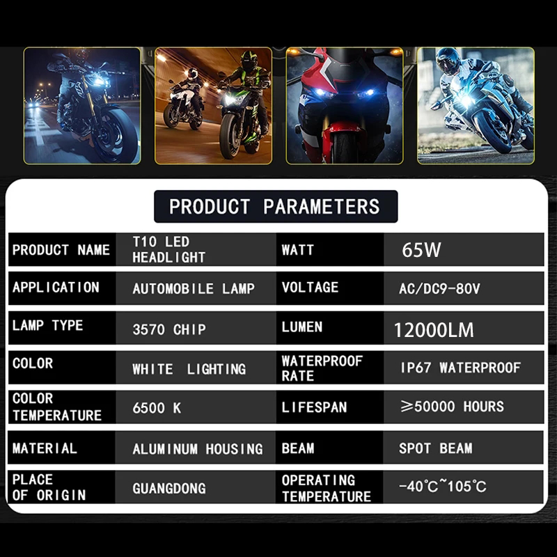 H4 LED Lampu Depan Sepeda Moto - Motorcycle Led Headlight Bulb H4 ulasan dan harga
