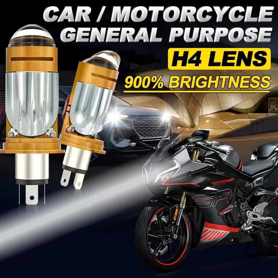 H4 LED Lampu Depan Sepeda Moto - Motorcycle Led Headlight Bulb H4 ulasan dan harga